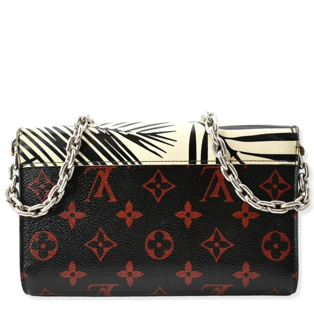 LOUIS VUITTON Monogram Palm Twist Chain Wallet White - Picture 3 of 13